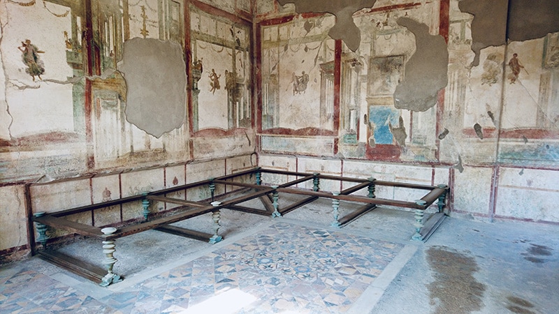 Fresken in Pompeji